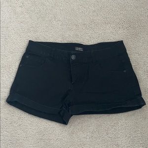 Black Jeans Shorts